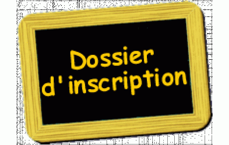 Dossiers d'inscription 2019 - 2020